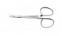 Ножницы Kaye изогнутые для блефаропластики, с насечкой, ленточная  рукоятка, 11,5 см