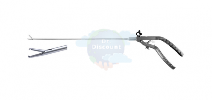 Иглодержатель LOFTLINE, ТС, 1x2 зубцы, 33 см, Ø 5.0 mm, c рукояткой 45°
