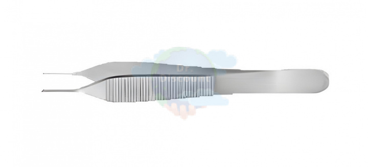 Пинцет Adson для тканей, 1x2 зуба, 12 см
